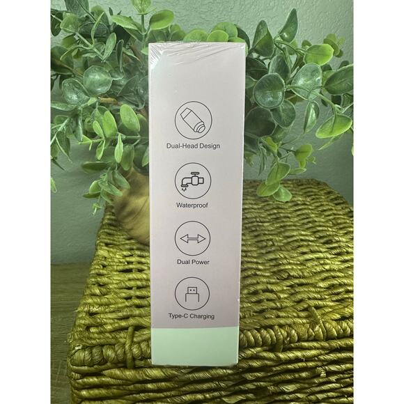 New Dual Head Shaver Women, 2 in 1 Wet & Dry Waterproof Electric Bikini Trimmer - Picture 2 of 3